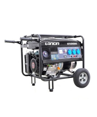 Generador eléctrico a gasolina Loncin 6500 DC